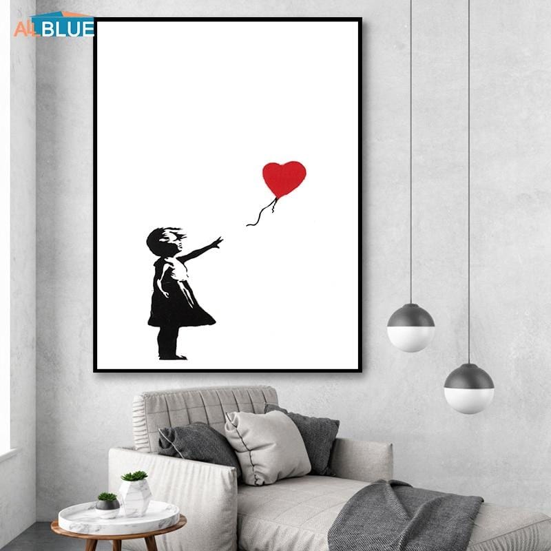 Banksy Canvas Art Print Wall Art Canvas Painting Nordic Posters And Prints Wall Pictures For Living Room Abstract Cuadros Decor