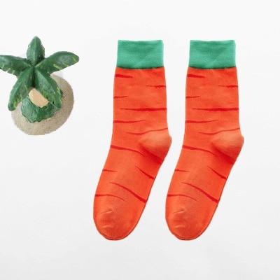 Chaussettes amusantes pour femmes, avec impression d'art, chaussettes d'hiver chaudes et mignonnes avec avocat Sushi nourriture en coton, chaussettes unisexes Harajuku à la mode, 1 paire