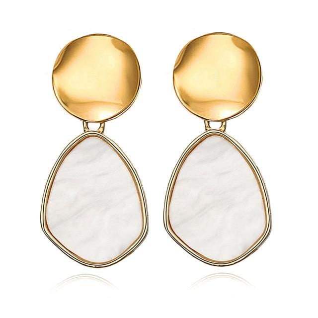 Boucles d'oreilles de déclaration de mode 2019 grandes boucles d'oreilles géométriques pour les femmes suspendues boucles d'oreilles goutte boucle d'oreille bijoux modernes