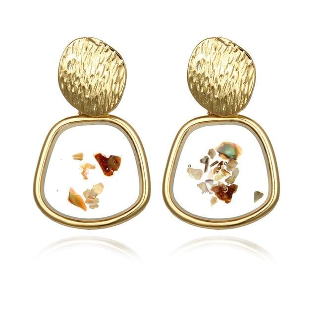 Boucles d'oreilles de déclaration de mode 2019 grandes boucles d'oreilles géométriques pour les femmes suspendues boucles d'oreilles goutte boucle d'oreille bijoux modernes