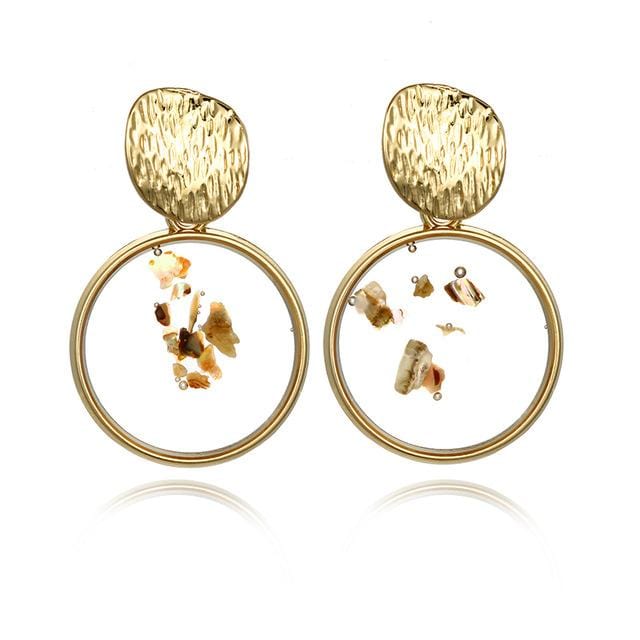 Boucles d'oreilles de déclaration de mode 2019 grandes boucles d'oreilles géométriques pour les femmes suspendues boucles d'oreilles goutte boucle d'oreille bijoux modernes