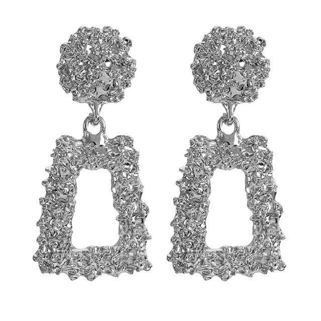 Boucles d'oreilles de déclaration de mode 2019 grandes boucles d'oreilles géométriques pour les femmes suspendues boucles d'oreilles goutte boucle d'oreille bijoux modernes