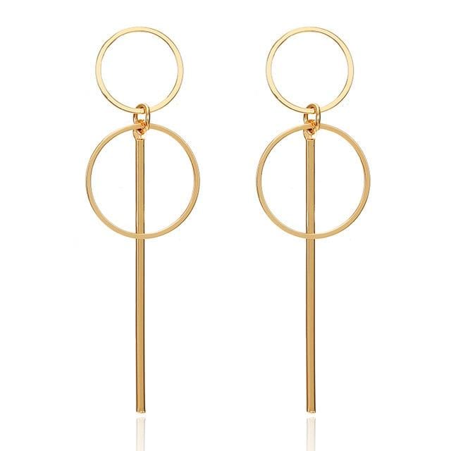 Boucles d'oreilles de déclaration de mode 2019 grandes boucles d'oreilles géométriques pour les femmes suspendues boucles d'oreilles goutte boucle d'oreille bijoux modernes