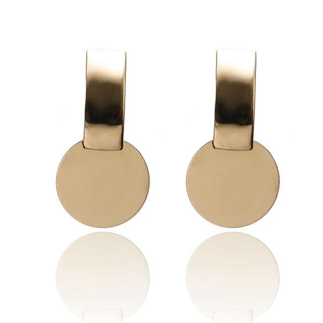 Boucles d'oreilles de déclaration de mode 2019 grandes boucles d'oreilles géométriques pour les femmes suspendues boucles d'oreilles goutte boucle d'oreille bijoux modernes