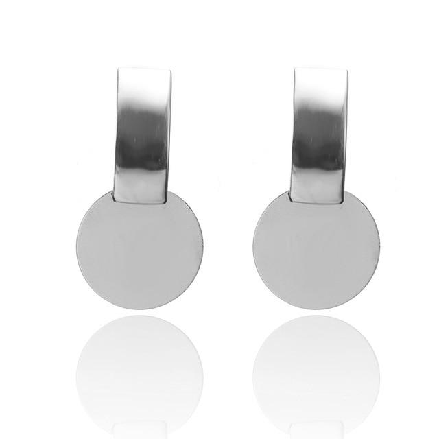 Boucles d'oreilles de déclaration de mode 2019 grandes boucles d'oreilles géométriques pour les femmes suspendues boucles d'oreilles goutte boucle d'oreille bijoux modernes