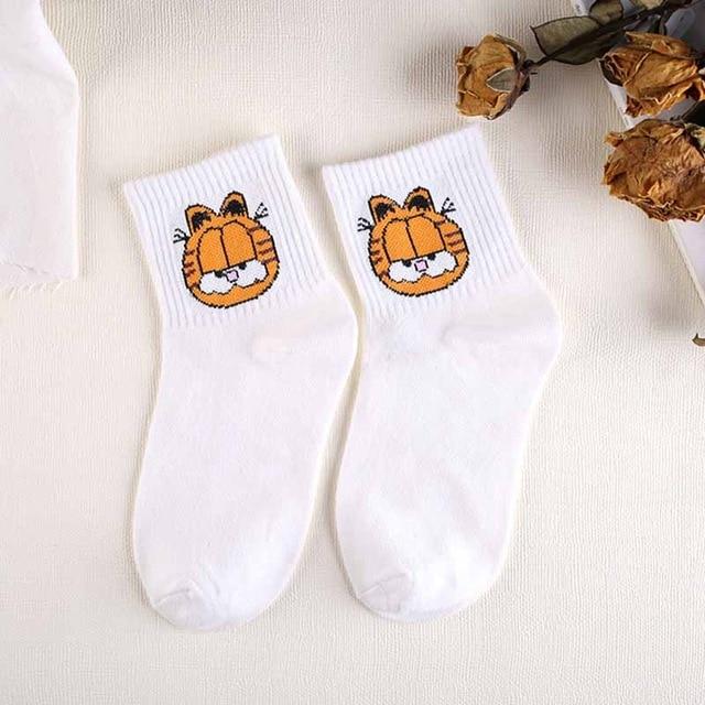 Haute qualité mignon élégant belle Kawaii dessin animé doux Harajuku coton femmes chaussettes animaux caractère décontracté chaussettes courtes chaude