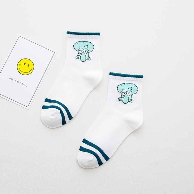 Haute qualité mignon élégant belle Kawaii dessin animé doux Harajuku coton femmes chaussettes animaux caractère décontracté chaussettes courtes chaude