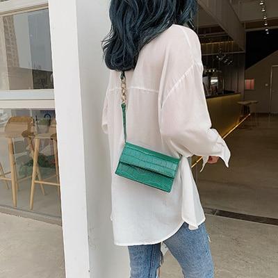 Mini Stone Pattern Crossbody Bags For Women 2020 Pu Leather Purses and Handbags New Designer Ladies Shoulder Messenger Bag