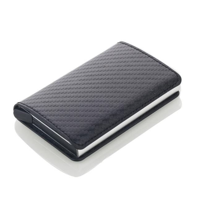 Men Credit Card Holders Business ID Card Case Fashion Automatic RFID Card Holder Aluminium Bank Card Wallets