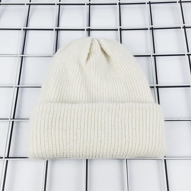 2017 New Winter Hat for Women Rabbit Cashmere Knitted Beanies Thick Warm Vogue Ladies Wool Angora Hat Female Beanie Hats