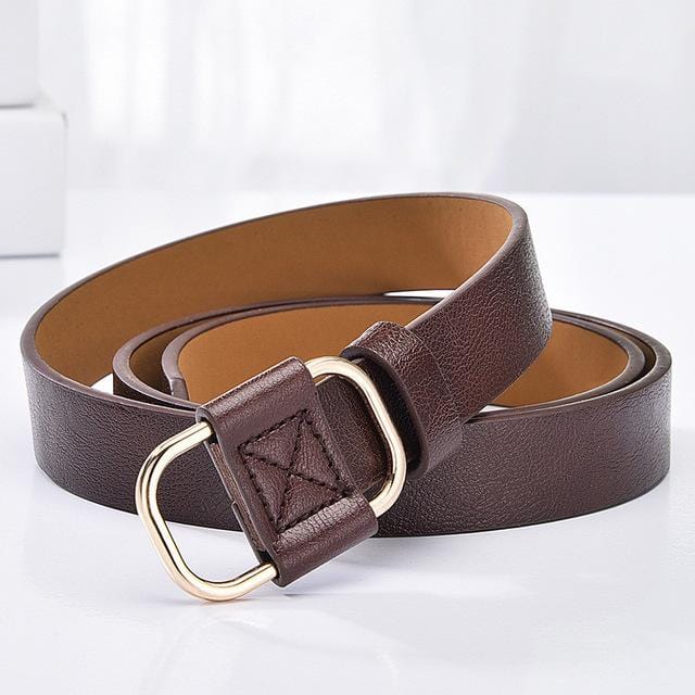 NO.ONEPAUL New fashion designer design ladies luxury brand belt authentic leather ladies trend retro punk student youth belts