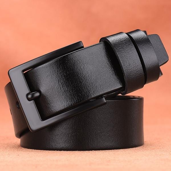 DWTS cow genuine leather luxury strap male belts for men new fashion classice vintage pin buckle leather belt male belt men