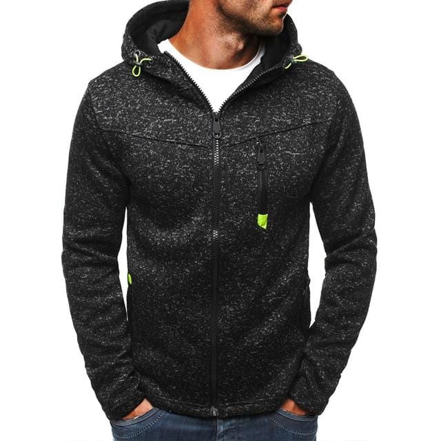 Manoswe hommes sport tenue décontracté fermeture éclair COPINE mode marée Jacquard sweats à capuche polaire veste automne sweats automne hiver manteau