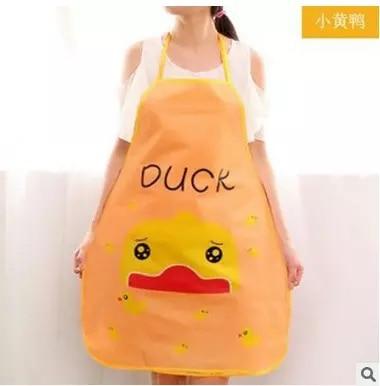 Cartoon Kitchen Apron Rabbit Printing Kids Apron BBQ Bib Apron For Women Cooking Baking Restaurant kids apron Pinafore 50*70cm