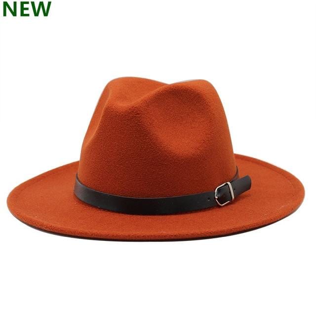 free shipping 2019 new Fashion men fedoras women's fashion jazz hat summer spring black woolen blend cap outdoor casual hat