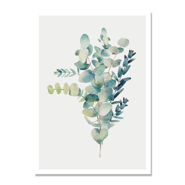 Succulent Plants Nordic Poster Leaf Cactus Flowers Wall Art Print Posters And Prints Canvas Painting Wall Pictures Home Decor