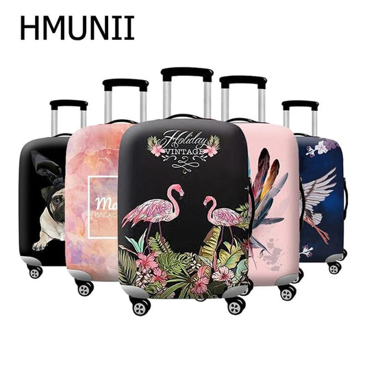 HMUNII – housse de protection pour valise de voyage, plus épaisse, pour coffre, s'applique parfaitement à la housse de valise de 18 à 32 pouces, élastique parfaitement