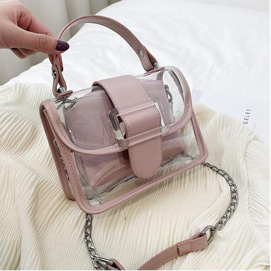 Transparent Small Bag Crossbody Bags For Women 2020 Summer Cut Lady Shoulder Messenger Bag Female Travel Handbags