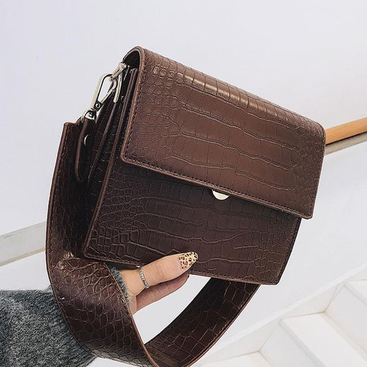 Sac à main de luxe en cuir PU pour femmes, sac à épaule motif Crocodile de bonne qualité, nouvelle collection 2020