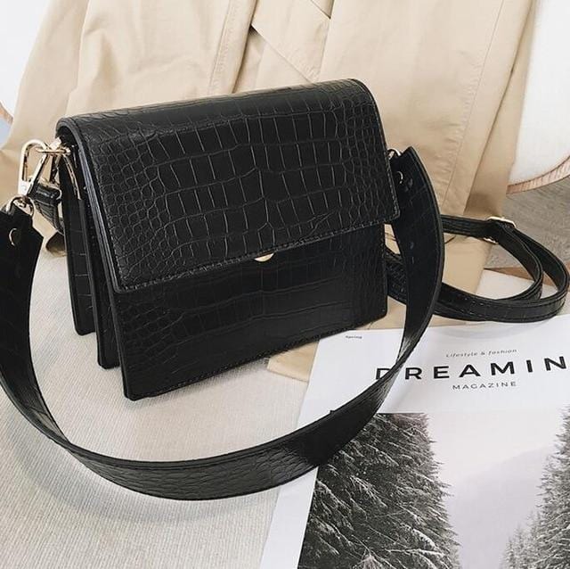 Sac à main de luxe en cuir PU pour femmes, sac à épaule motif Crocodile de bonne qualité, nouvelle collection 2020