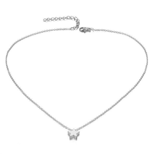 Collier ras du cou petit coeur pour femme chaîne en argent doré Smalll amour COLLIER PENDENTIF en collier Boho Chocker collier bijoux