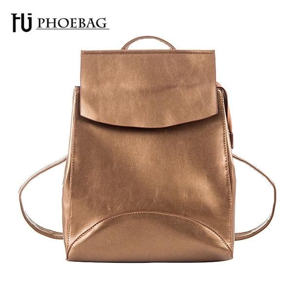 HJPHOEBAG nouveau haute qualité femmes sacs à dos mode adolescent filles sac d'école PU Mochila fermeture éclair étudiants épaule sac HJ-811