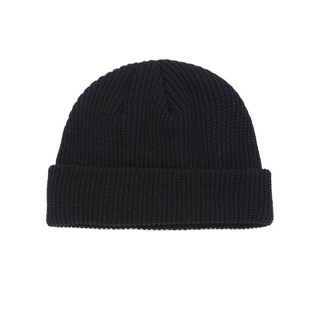 Men Knitted Hat Beanie Skullcap Sailor Cap Cuff Brimless Retro Navy Style Beanie Hat TT@88