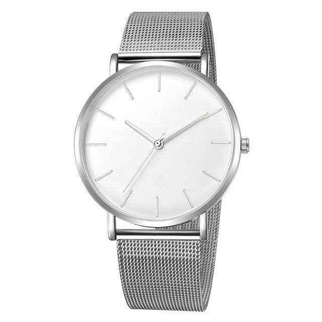 2020 dames de luxe montre maille en acier inoxydable bracelet décontracté montre à quartz montre dames montre horloge reloj mujer relogio feminino