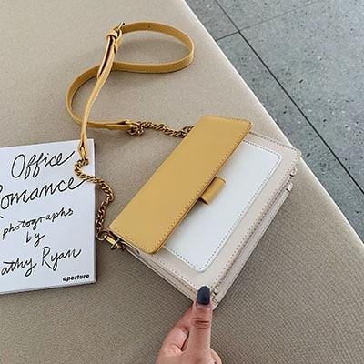 Mini Leather Crossbody Bags For Women 2020 Green Chain Shoulder Messenger Bag Lady Travel Purses and Handbags Cross Body Bag