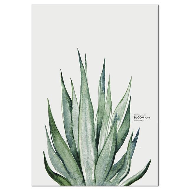 Watercolor Plants Leaf Canvas Poster Nordic Style Print Scandinavian Wall Art Painting Decoration Pictures Minimalist Home Decor