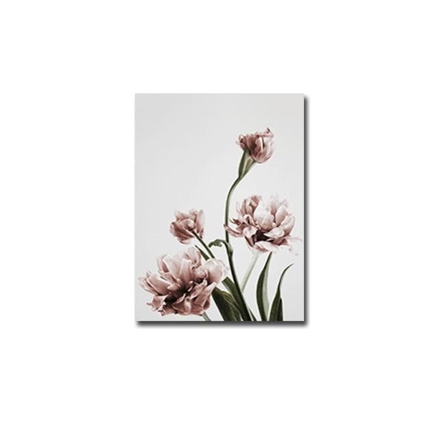 Modern Tulip Flower Prints Wall Art Canvas Paintings Floral Poster Scandinavia Pictures for Living Room Bedroom Home Decorative