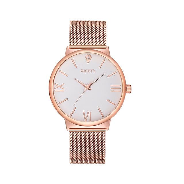 GAIETY Fashion Brand 4pcs/Set Dress Women Rose Gold Watches Luxury Ladies Wrist Watch Female Quartz Clock Bracelet reloj mujer