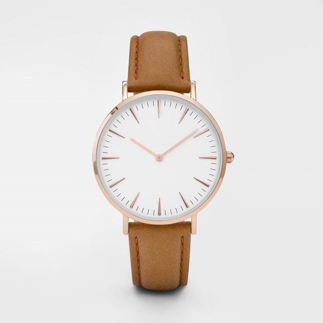 New Fashion Simple leather women watches ladies fashion casual wear Quartz Watch Woman gift clock Watch Woman Relojes Mujerwatch