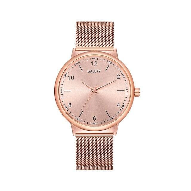 GAIETY Fashion Brand 4pcs/Set Dress Women Rose Gold Watches Luxury Ladies Wrist Watch Female Quartz Clock Bracelet reloj mujer