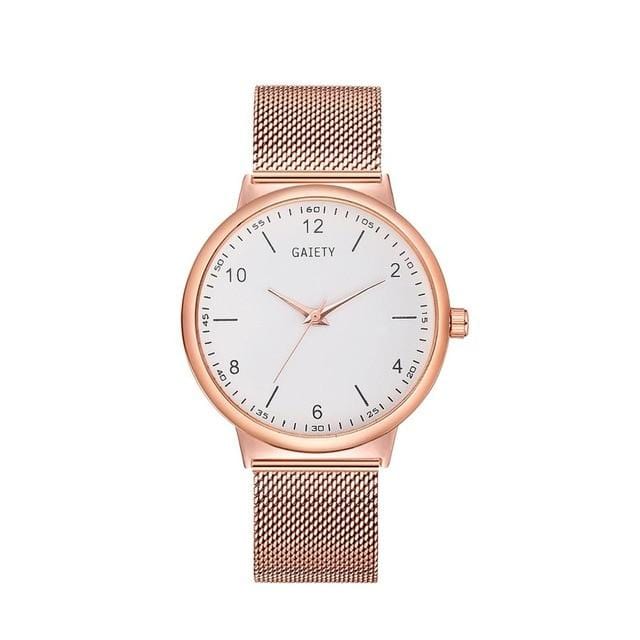 GAIETY Fashion Brand 4pcs/Set Dress Women Rose Gold Watches Luxury Ladies Wrist Watch Female Quartz Clock Bracelet reloj mujer