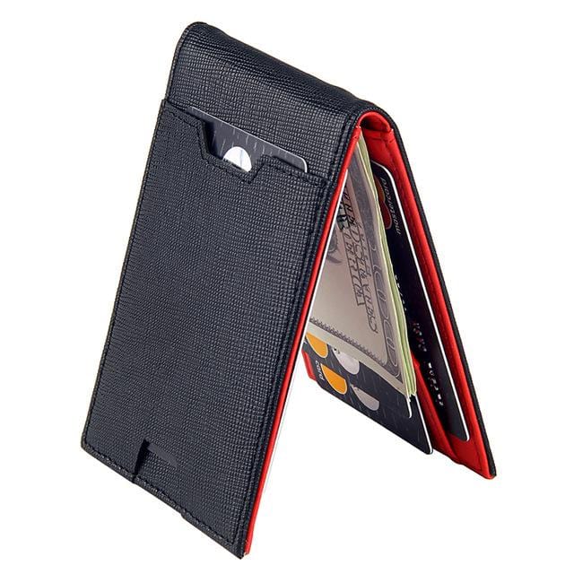 Fashion Men Wallet Casual Multi-card Position Credit Card Holder Ultra Thin Coin Purse For Men Portable Bifold Male Clutch Bag