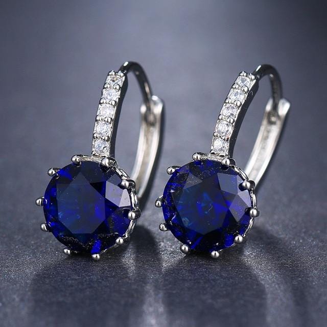 EMMAYA Fashion 10 Colors AAA CZ Element Stud Earrings For Women Wholesale Chea Factory Price