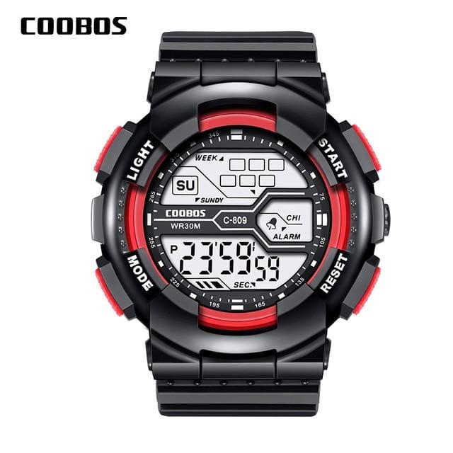 Tendance hommes sport montre numérique militaire étanche hommes montres LED lumineux montre-bracelet mâle décontracté caoutchouc montre reloj hombre