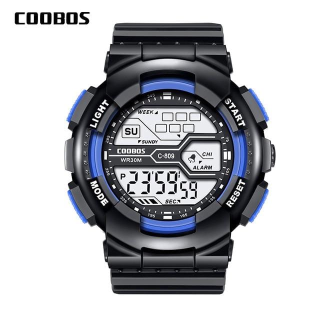 Tendance hommes sport montre numérique militaire étanche hommes montres LED lumineux montre-bracelet mâle décontracté caoutchouc montre reloj hombre