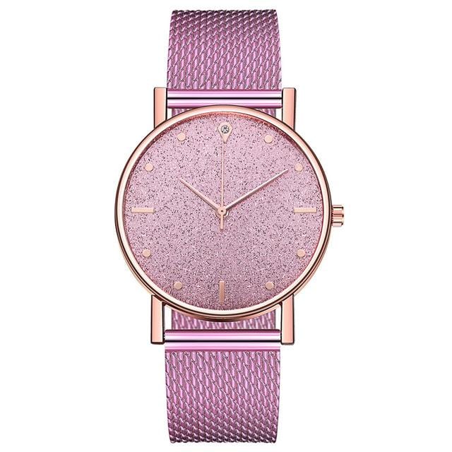 Horloge Vrouwen Dress Roestvrij Stalen Band Analoge Quartz Horloge Fashion Luxe Dames Golden Rose Gouden Horloge Klok Analoge