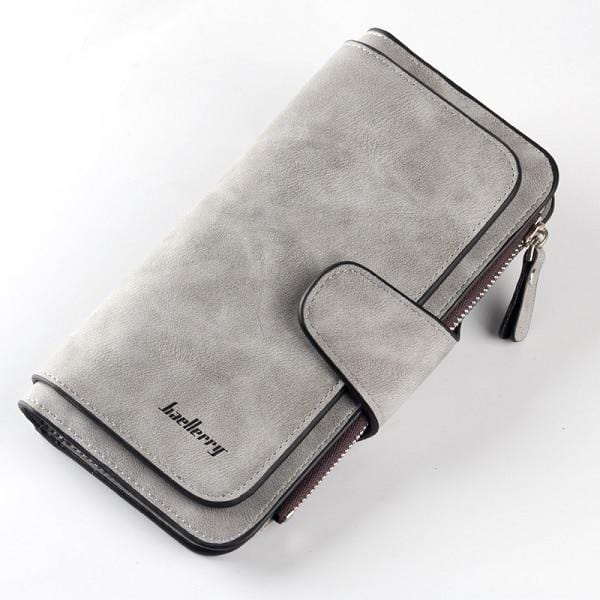 Baellerry Leather Women Wallets Coin Pocket Hasp Card Holder Money Bags Casual Long Ladies Clutch Phone Wallet Women Purse W195