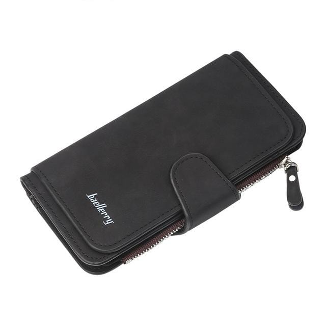 Baellerry Leather Women Wallets Coin Pocket Hasp Card Holder Money Bags Casual Long Ladies Clutch Phone Wallet Women Purse W195