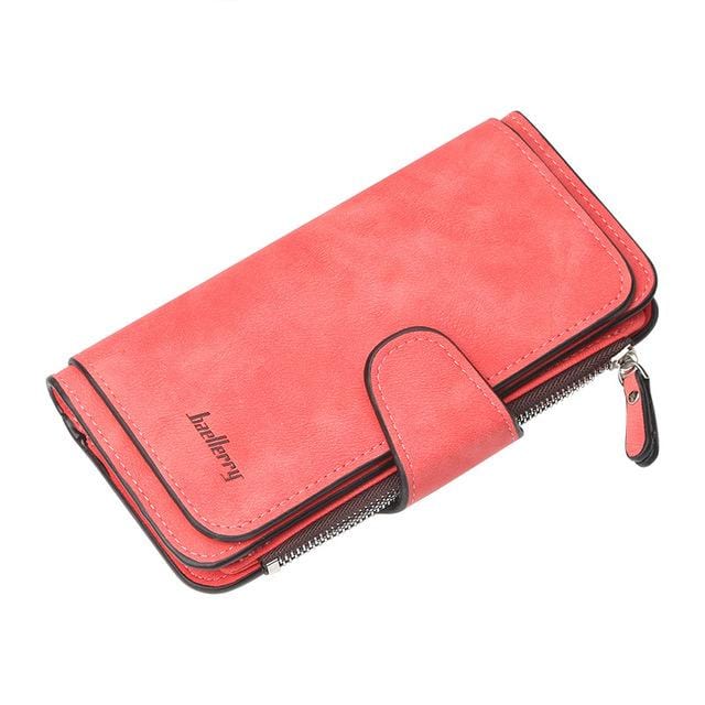 Baellerry Leather Women Wallets Coin Pocket Hasp Card Holder Money Bags Casual Long Ladies Clutch Phone Wallet Women Purse W195