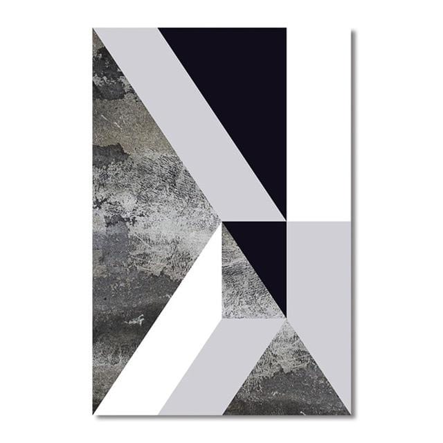 Abstract Geometric Canvas Painting Black and White Nordic Posters and Prints Wall Art Picture for Living Room Decor No Frame