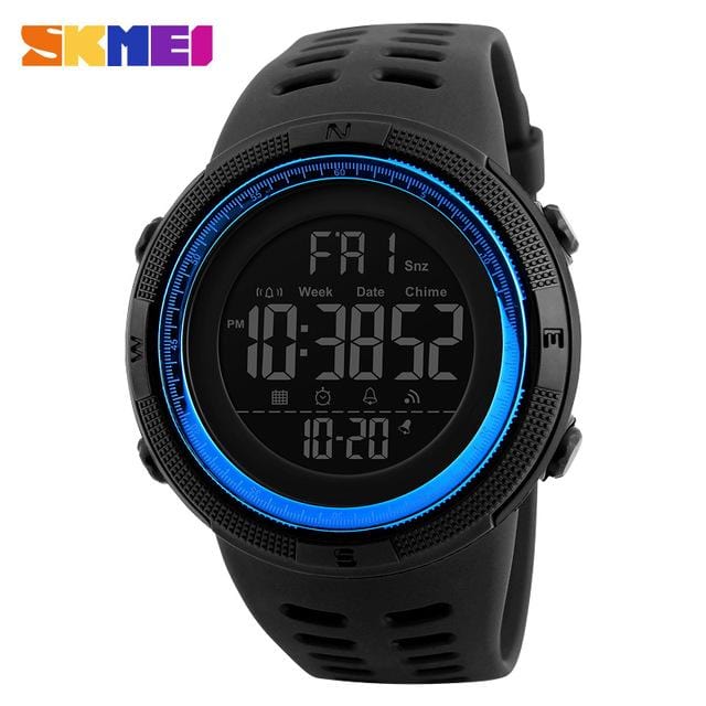 Relojes SKMEI impermeables para hombre, nueva moda, reloj deportivo de exterior Digital LED informal para hombre, relojes de pulsera multifunción para estudiantes