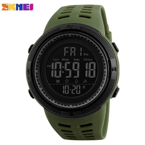 Relojes SKMEI impermeables para hombre, nueva moda, reloj deportivo de exterior Digital LED informal para hombre, relojes de pulsera multifunción para estudiantes