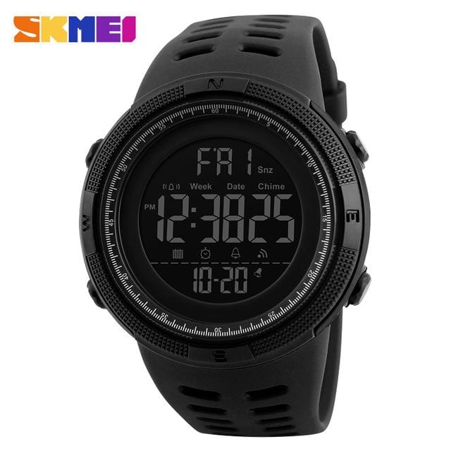 Relojes SKMEI impermeables para hombre, nueva moda, reloj deportivo de exterior Digital LED informal para hombre, relojes de pulsera multifunción para estudiantes