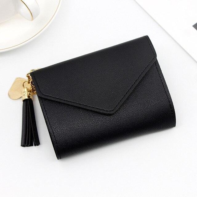 Women's Wallet Cute Student Tassel Pendant Trend Small Fashion PU Wallet 2020 Coin Purse Women Ladies Card Bag For Women