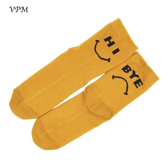 VPM – chaussettes en coton pour femmes, décontractées, mignonnes, Design Streetwear, drôle, Alien, cochon, chien, chat, imprimé spatial, cadeau pour filles