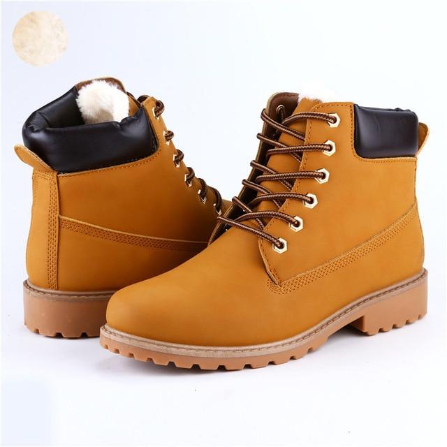 Faux Suede Leather Men Boots Spring Autumn And Winter Man Shoes Ankle Boot Men's Snow Shoe Work Plus Size 39-46 RXM560-Boots-Ultrabasic